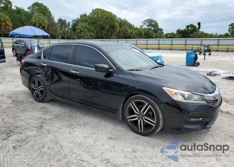 2016 Honda Accord Sport из США, поврежденный, VIN 1HGCR2F54GA035244